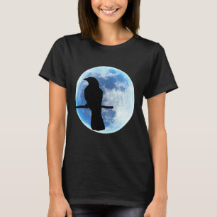 Camiseta Cuervo de Halloween  Cuervos en una rama junto a l
