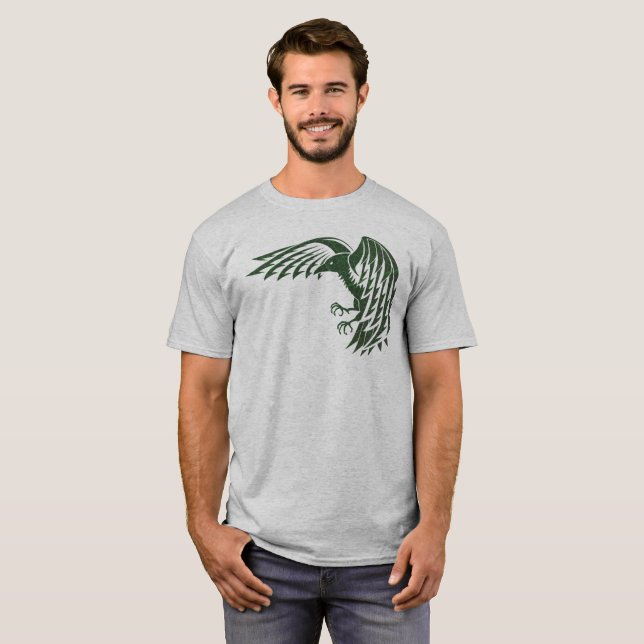 Camiseta Cuervo de la hoja de los nórdises (Anverso completo)