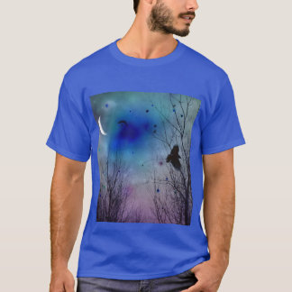 Camiseta Cuervo de Medianoche Azul