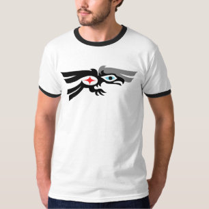 Camiseta Cuervo del Haida en vuelo