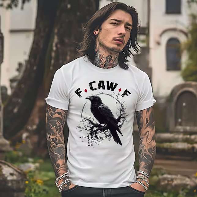 Camiseta Cuervo Divertido y Grosero (Subido por el creador)