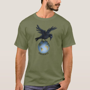 Camiseta Cuervo encima del mundo