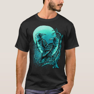 Camiseta Cuervo Hombre Mujer camiseta tshirt BirGo