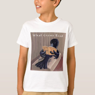 Camiseta Cuervo leyendo El Cuervo Divertido