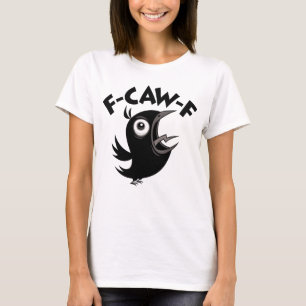 Camiseta Cuervo malhablado harto gritando J-MAL-J