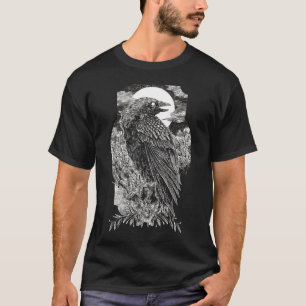 Camiseta Cuervo Místico Oscuro