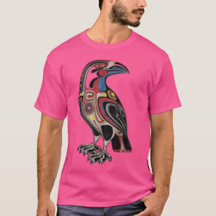 Camiseta Cuervo nativo Haida Tlingit 1