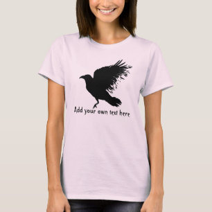 Camiseta Cuervo - negro