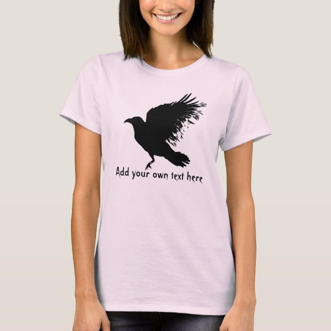 Camiseta Cuervo - negro (Anverso)
