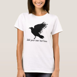 Camiseta Cuervo - negro