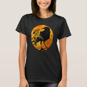 Camiseta Cuervo Negro Cuervo Pájaro & Espectro Contra Naran