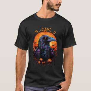 Camiseta Cuervo Negro, F-caw-f Pájaro Negro Divertido Luna 
