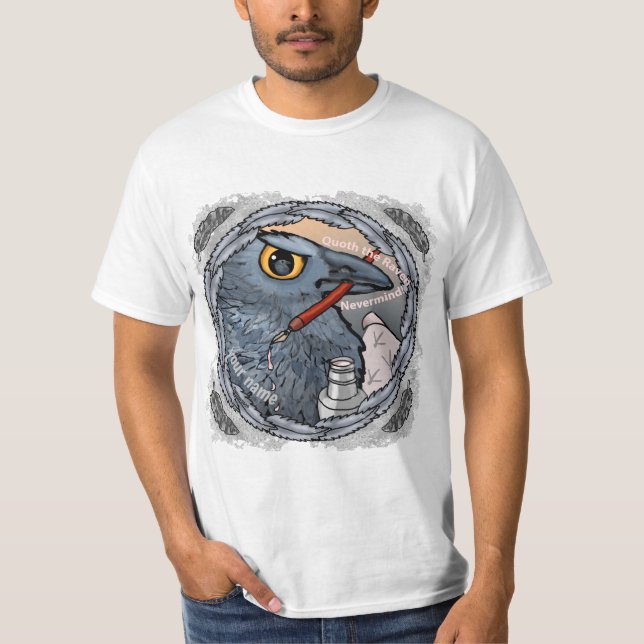 Camiseta Cuervo Nevermind  (Anverso)