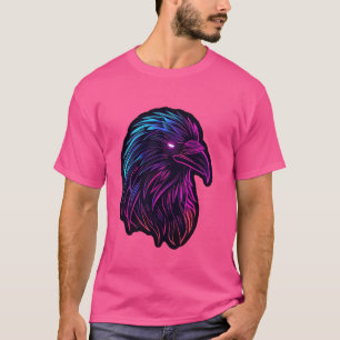 Camiseta Cuervo Odín en pagano Valhalla vikingo celta púrpu