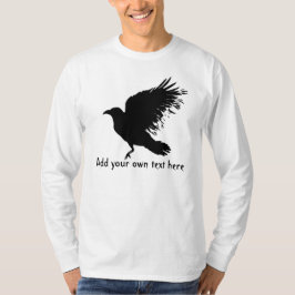 Camiseta Cuervo - pájaro negro