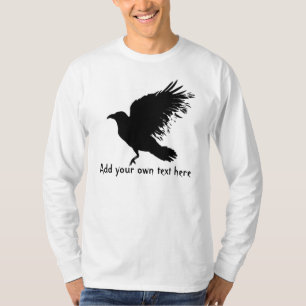 Camiseta Cuervo - pájaro negro