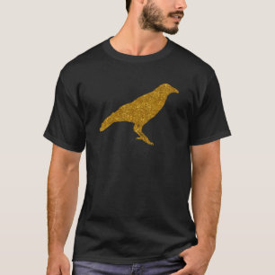 Camiseta Cuervo Para Mujer Chica Cuervo Pájaro