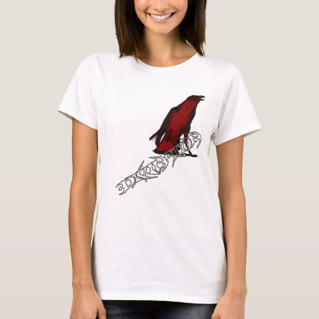 Camiseta cuervo - señoras (Anverso)