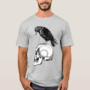Camiseta Cuervo y Calavera