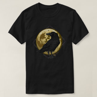 Camiseta Cuervo y el diseño 1 de la luna