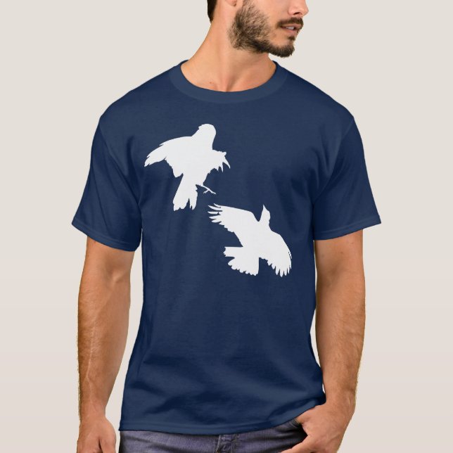 Camiseta Cuervos blancos (Anverso)