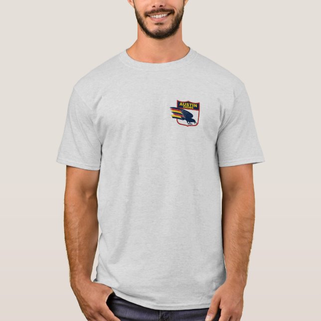 Camiseta Cuervos de Austin - reglas del australiano de los (Anverso)