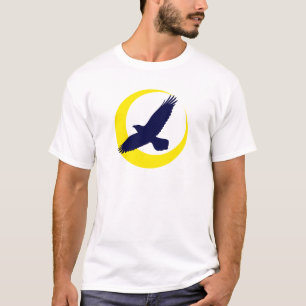 Camiseta Cuervos luna media luna raven crescent moon