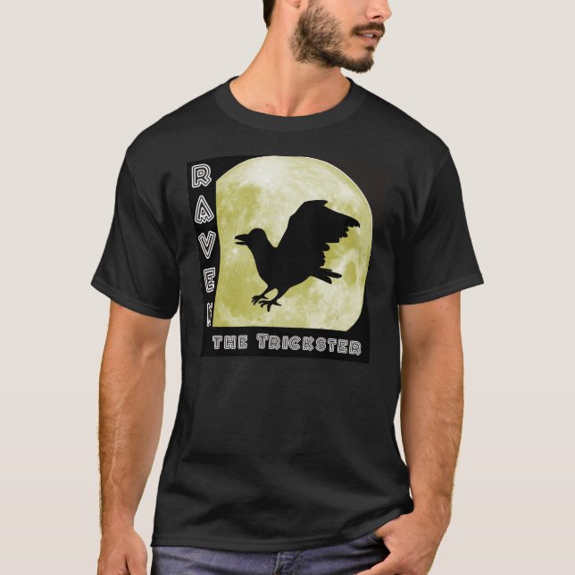 Camiseta Cuervos raven trickster (Anverso)