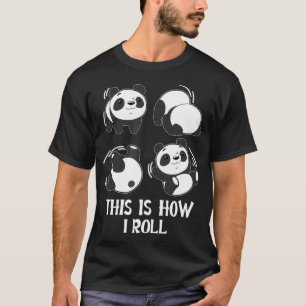 Camiseta Cuesta Así Es Como Giro Panda Yoga Somersault Tumb