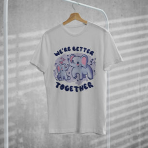 Camiseta Cuesta de la familia del elefante