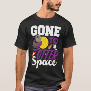 Camiseta Cuesta Otter se fue a otro espacio Pun Boys Chica