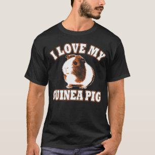Camiseta Cuesta que amo mi cerdo guineano