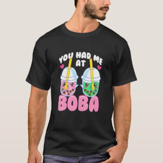 Camiseta Cuesta Que Me Tuviste En Boba Anime Kawaii Té De B