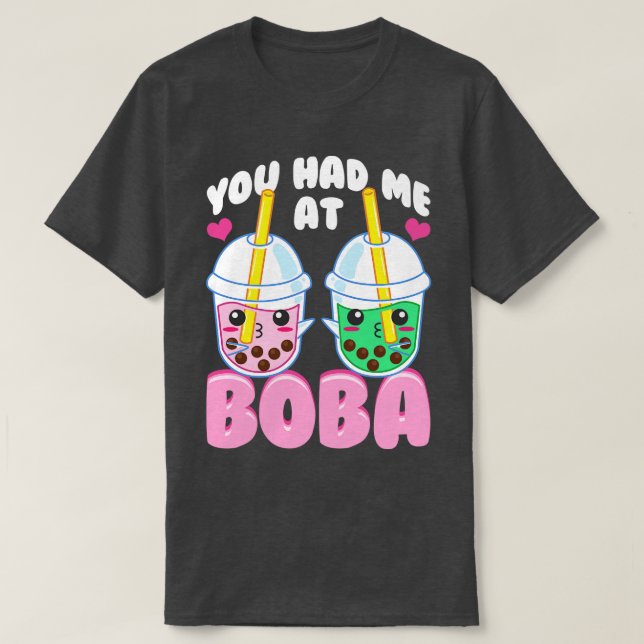 Camiseta Cuesta Que Me Tuviste En Boba Kawaii Bubble Tea (Diseño del anverso)