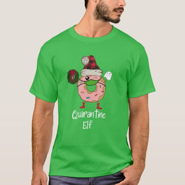 Camiseta Cuestionan a elfo Navidades divertidos (Anverso)