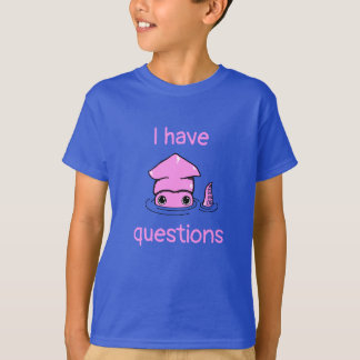 Camiseta Cuestionando el calamar (rosado)