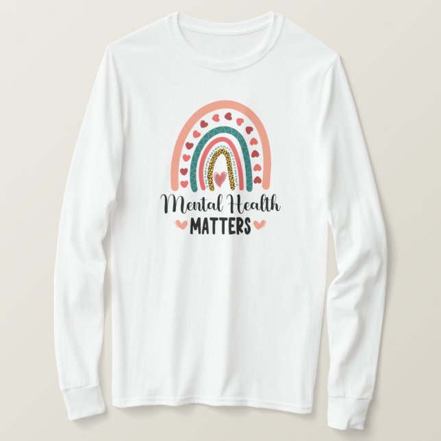 Camiseta Cuestiones de salud mental (Anverso del diseño)