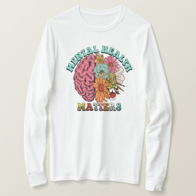 Camiseta Cuestiones de salud mental (Anverso del diseño)