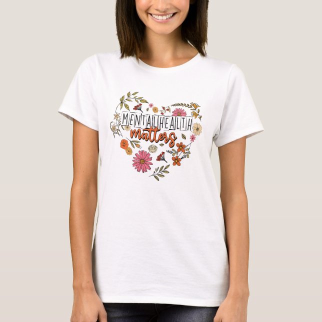 Camiseta Cuestiones de salud mental (Anverso)