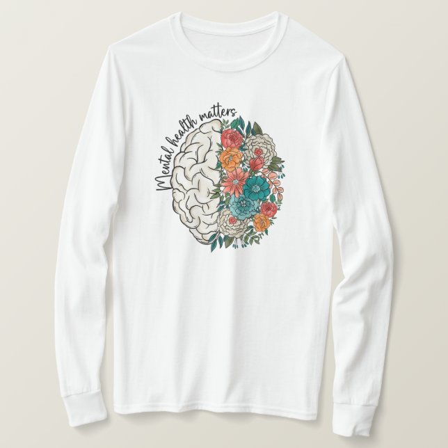 Camiseta Cuestiones de salud mental (Anverso del diseño)