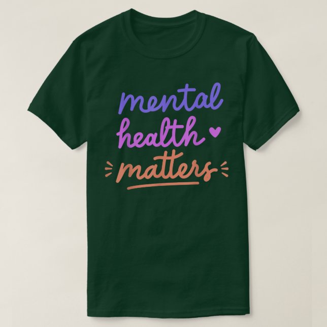 Camiseta Cuestiones de salud mental 5067 2103 (Diseño del anverso)