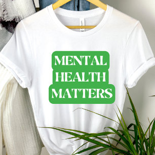 Camiseta Cuestiones de salud mental - Concienciación genera