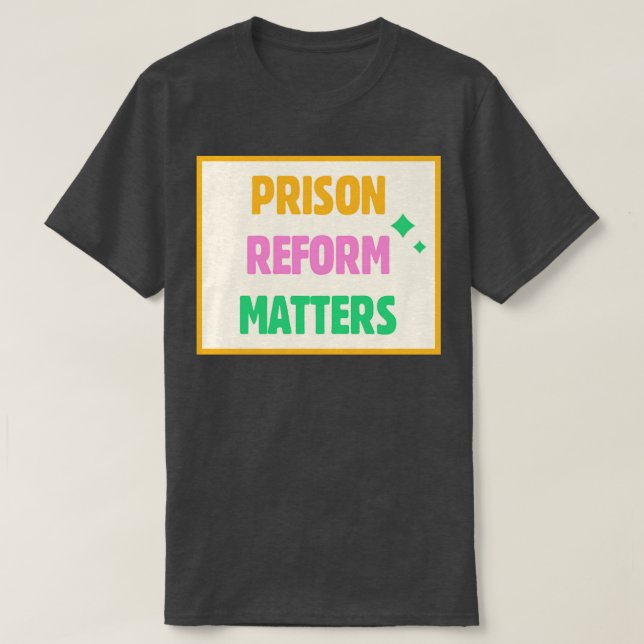 Camiseta Cuestiones relativas a la reforma penitenciaria (Diseño del anverso)