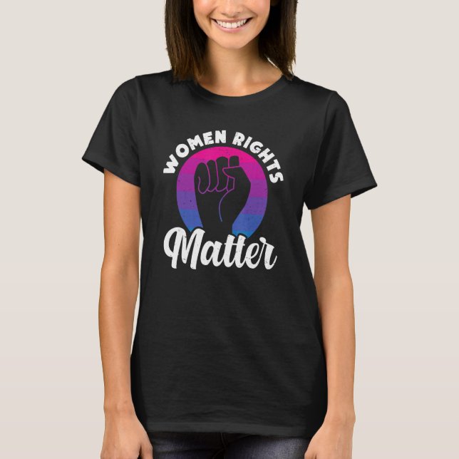 Camiseta Cuestiones relativas a los derechos de la mujer (Anverso)