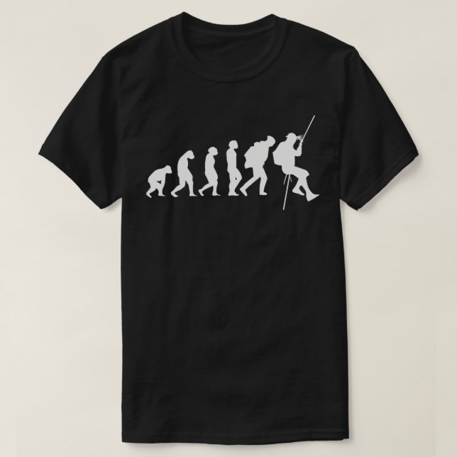 Camiseta Cueva de espeleología de espeleología de la Evoluc (Diseño del anverso)