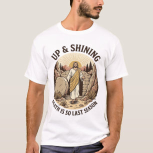Camiseta Cueva de la Resurrección de Fe Divertida Grabado V