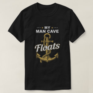 Camiseta Cueva de mi hombre flota marinera de mujer