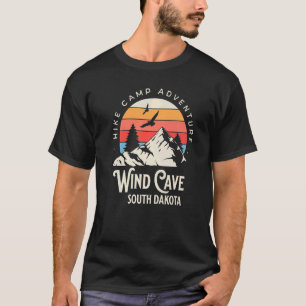 Camiseta Cueva de viento Dakota del Sur Montañas de la Natu
