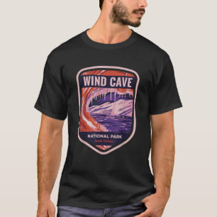 Camiseta Cueva de viento Dakota del Sur Parque Nacional de