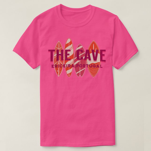 Camiseta Cueva Ericeira Portugal Big Wave Surf Surf W (Diseño del anverso)